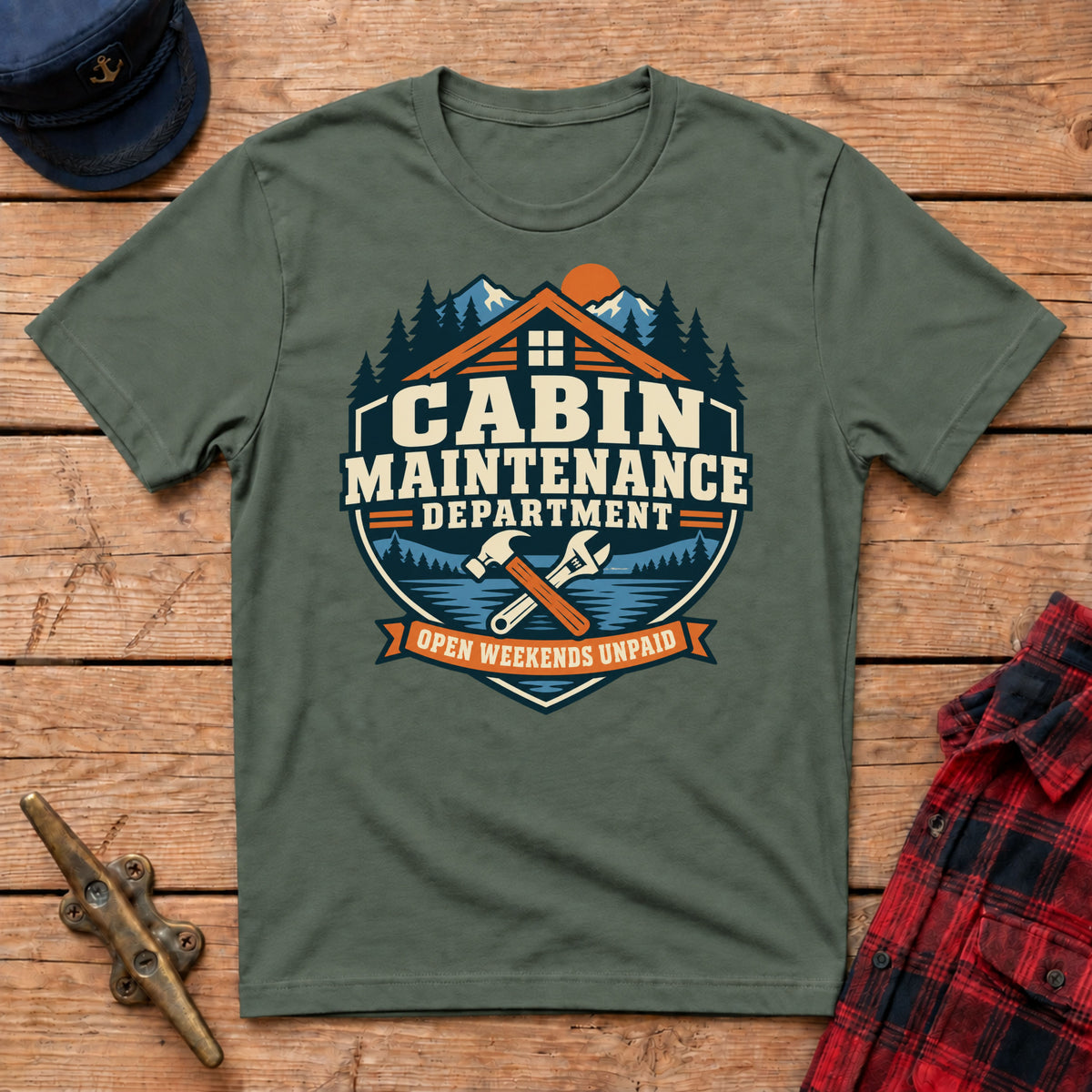 Cabin Maintenance Department Graphic Tee