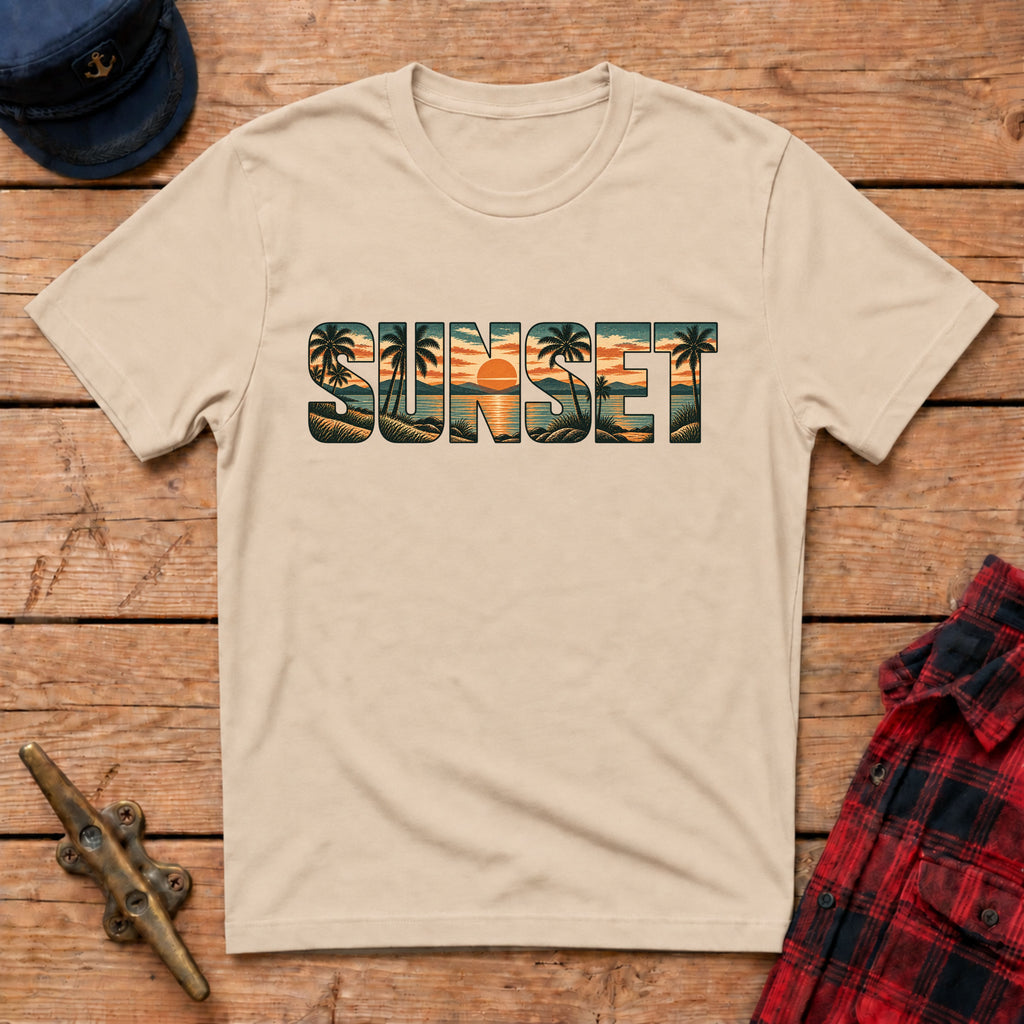 Sunset Cutout Graphic Tee