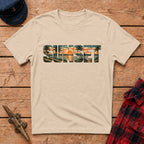 Sunset Cutout Graphic Tee