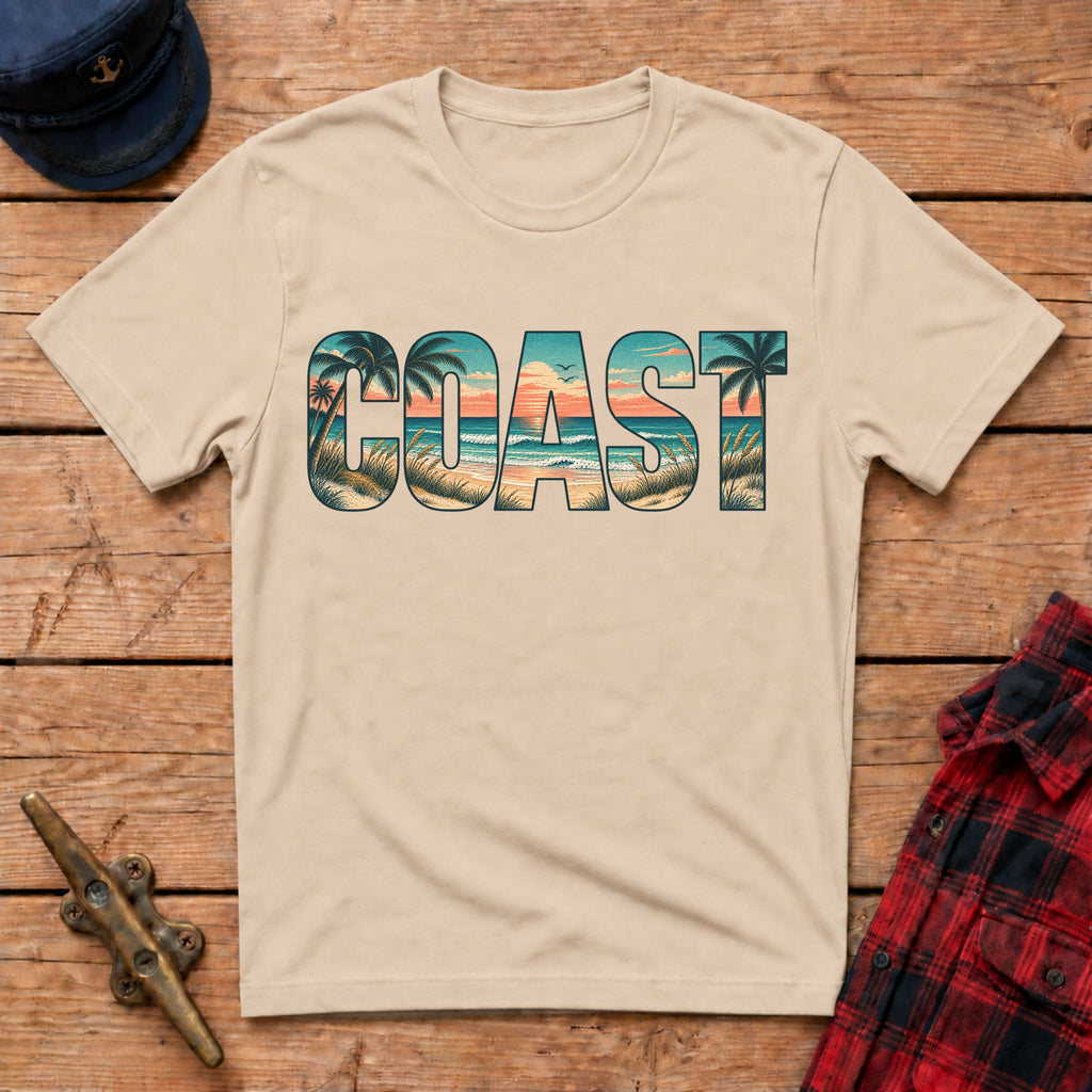 Coast Cutout Graphic Tee
