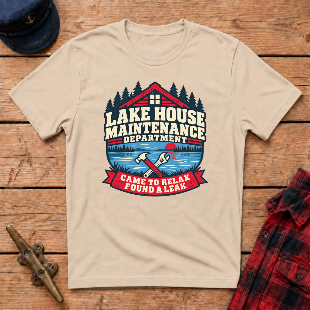 Lake House Maintenance Department Graphic Tee