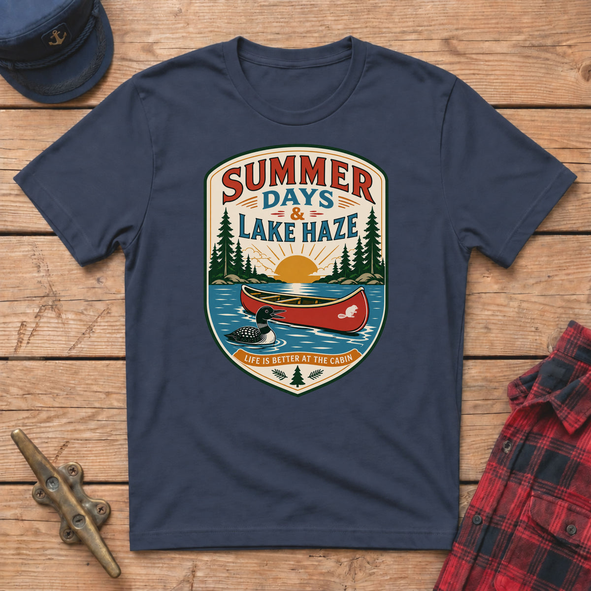 Summer Days & Lake Haze Graphic Tee