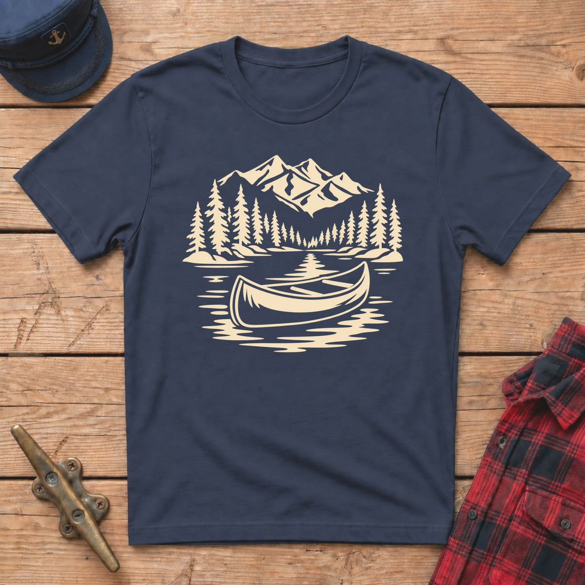 Solo Canoe Graphic Tee