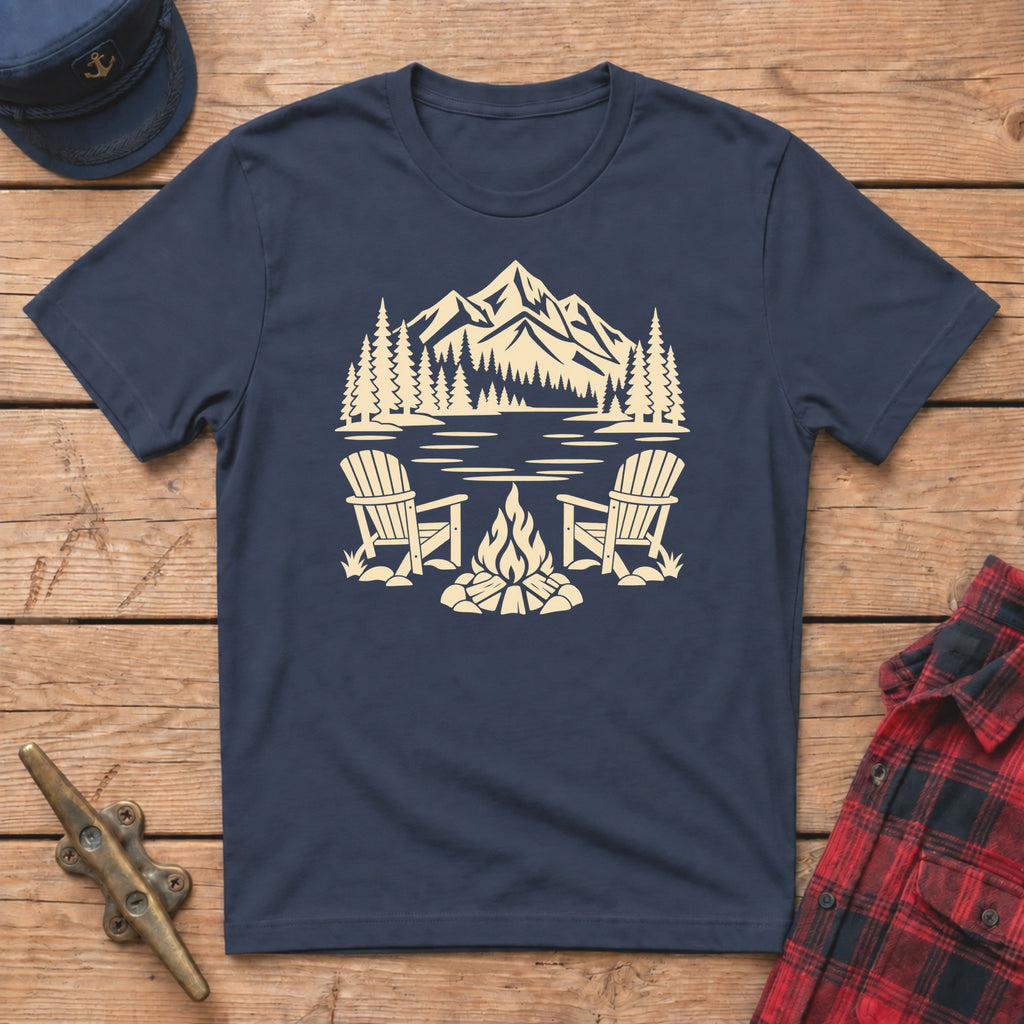 Lakeside Campfire Graphic Tee