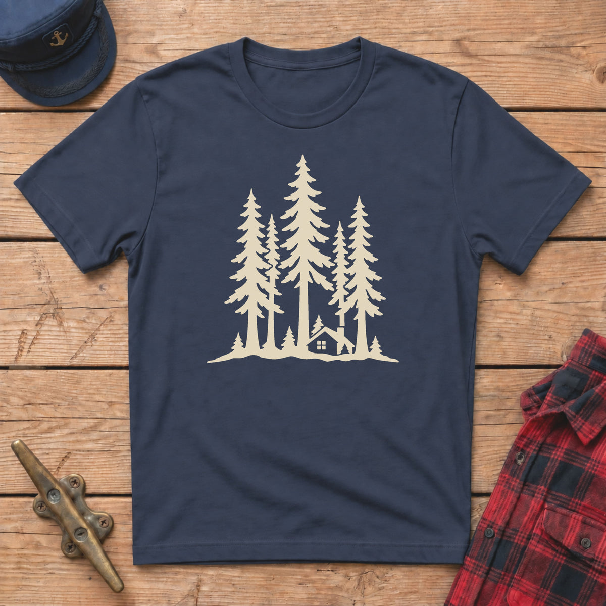 Cabin in the Pines Graphic Tee
