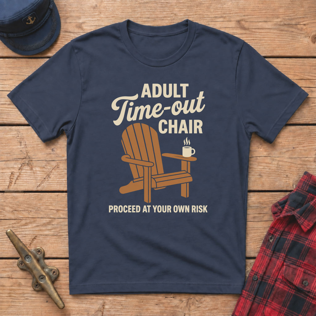 Adult Time-Out Chair Graphic Tee