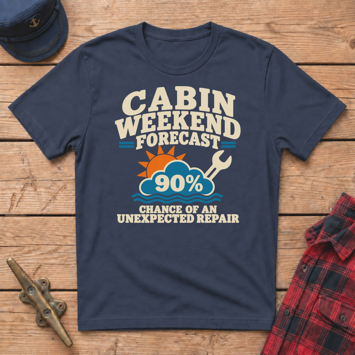 90% Chance of an Unexpected Repair Graphic Tee