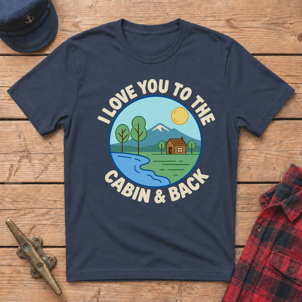 I Love You to the Cabin & Back Graphic Tee