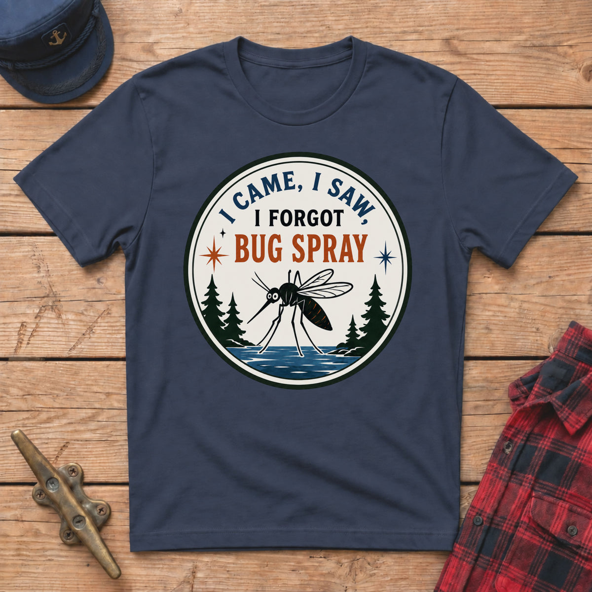 I Came, I Saw, I Forgot Bug Spray Graphic Tee