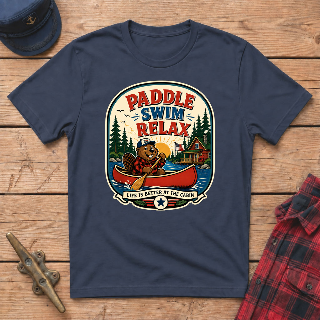 Paddle Swim Relax Graphic Tee