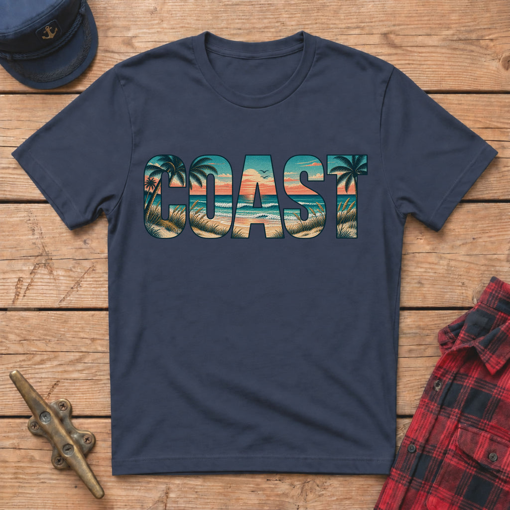 Coast Cutout Graphic Tee