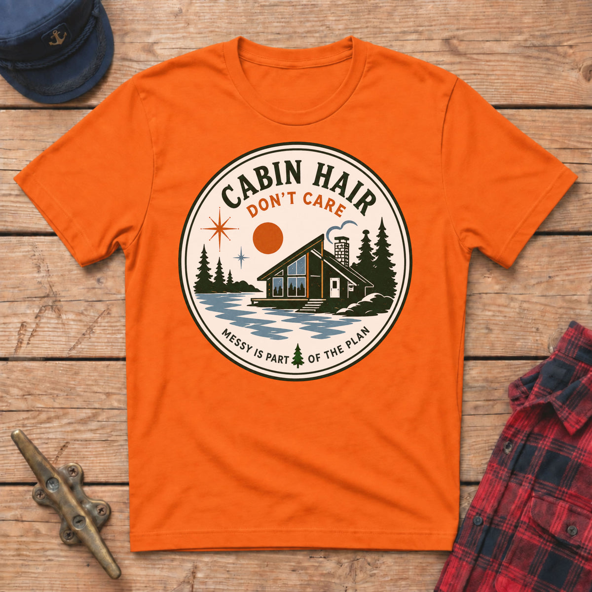 Cabin Hair Don't Care Graphic Tee