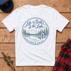 Life is Better at the Lake Happy Camper Graphic Tee