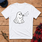Ghost Blowing Dandelion Graphic Tee
