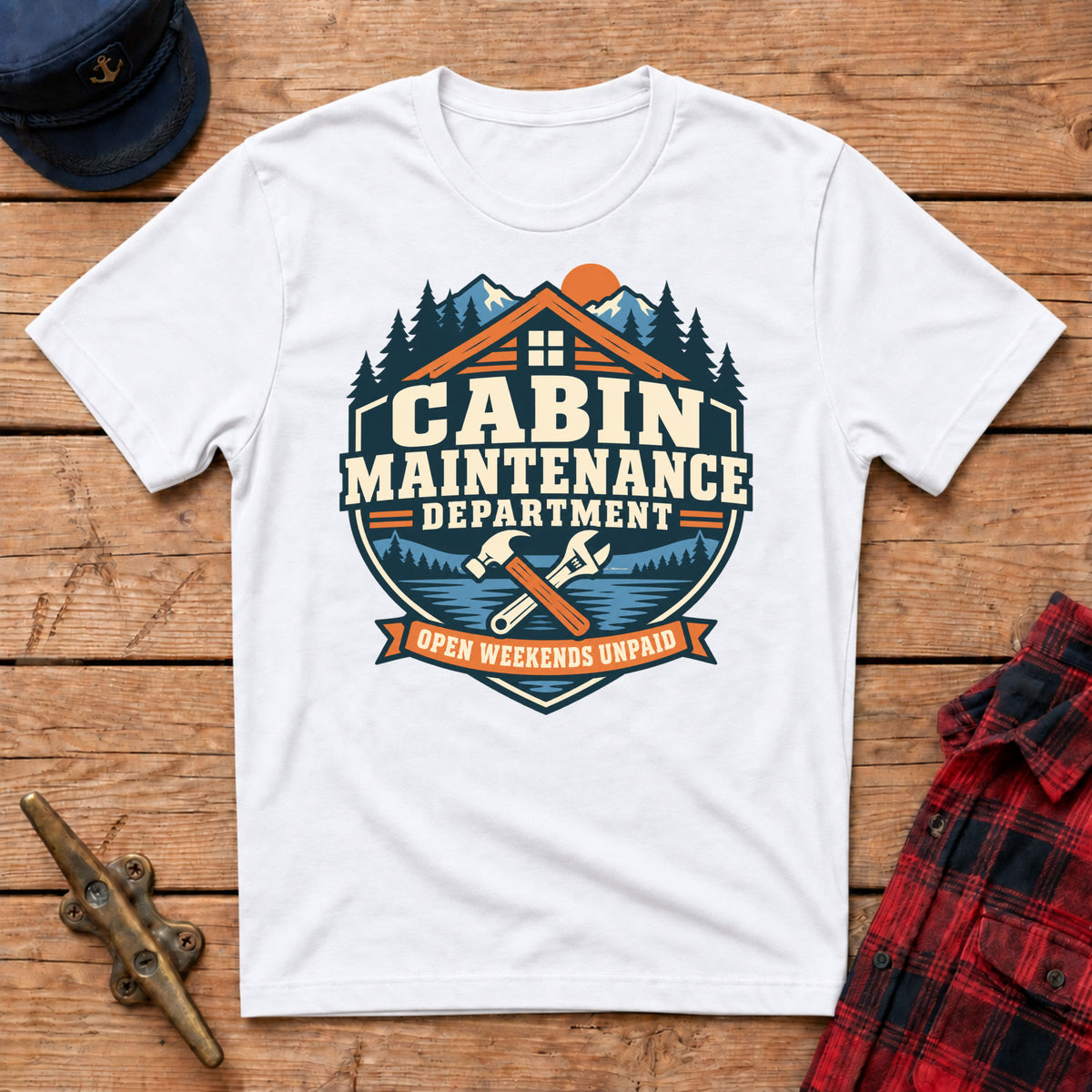 Cabin Maintenance Department Graphic Tee