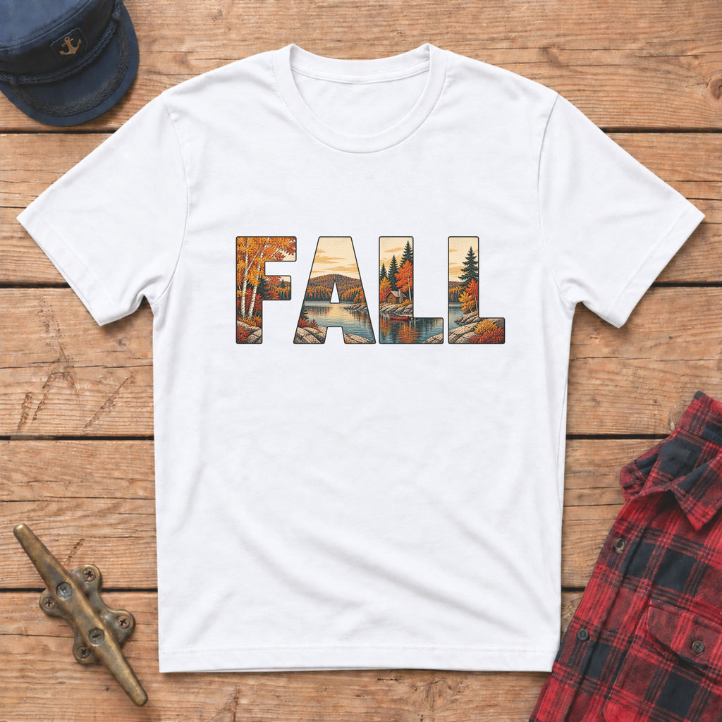 Fall Cutout Graphic Tee