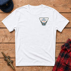 No Wake We're Relaxing Graphic Badge Tee