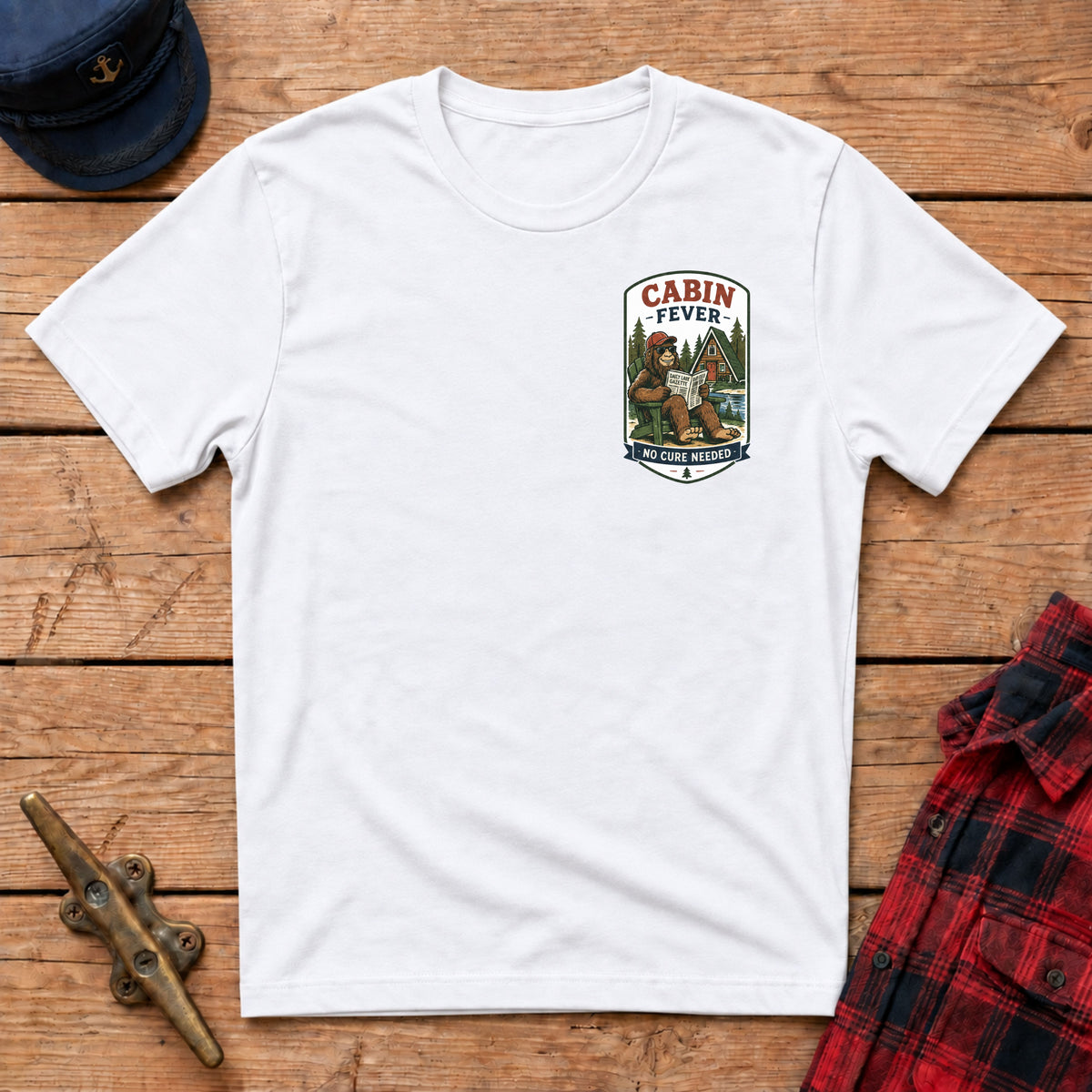 Cabin Fever No Cure Needed Graphic Tee
