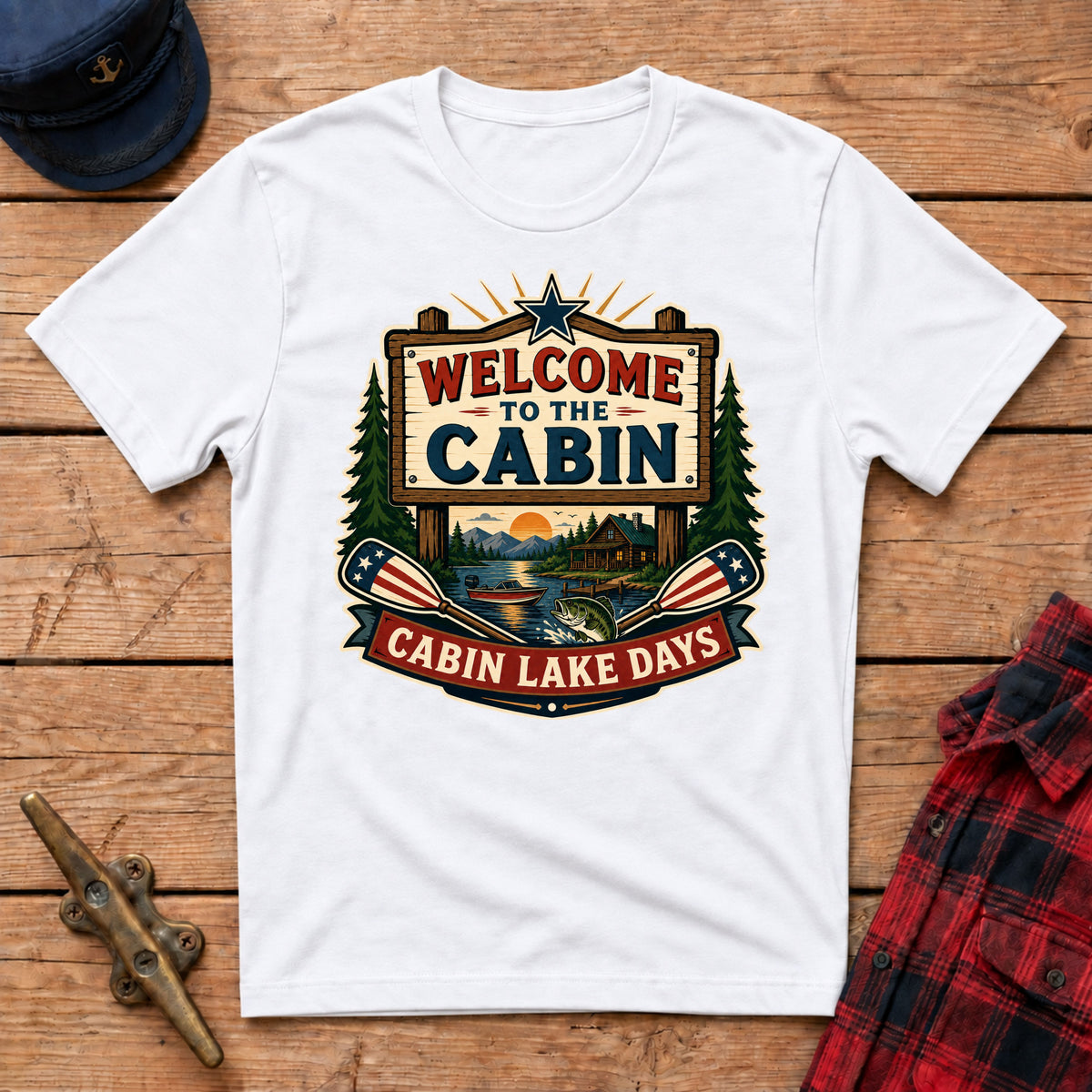 Welcome to the Cabin Graphic Tee