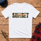 Sunset Cutout Graphic Tee
