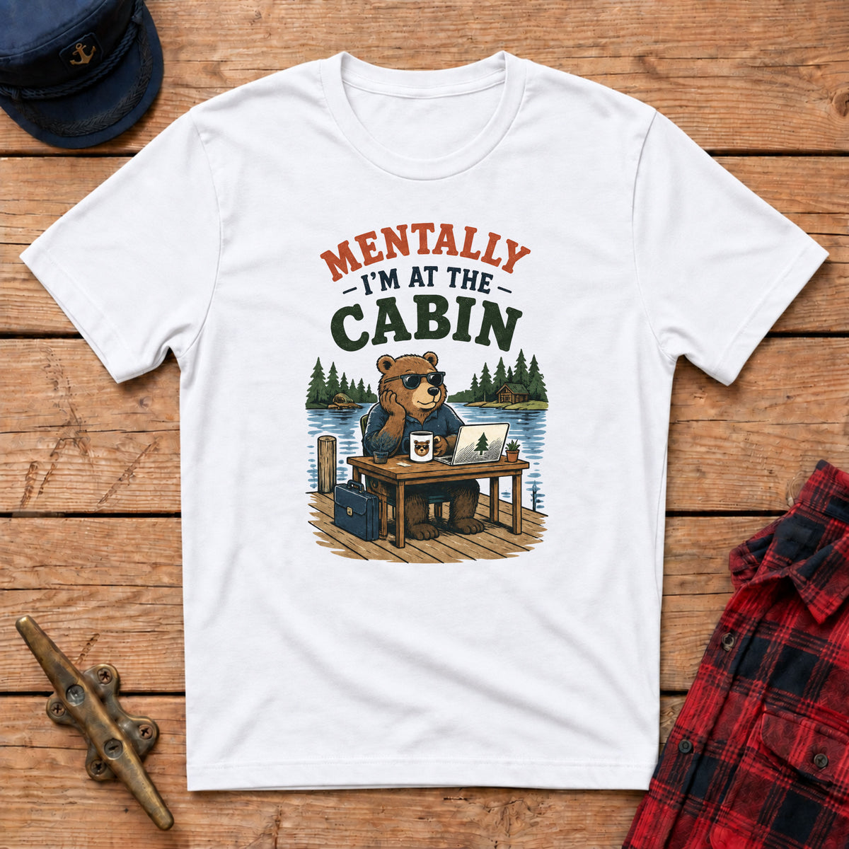 Mentally I’m at the Cabin Graphic Tee