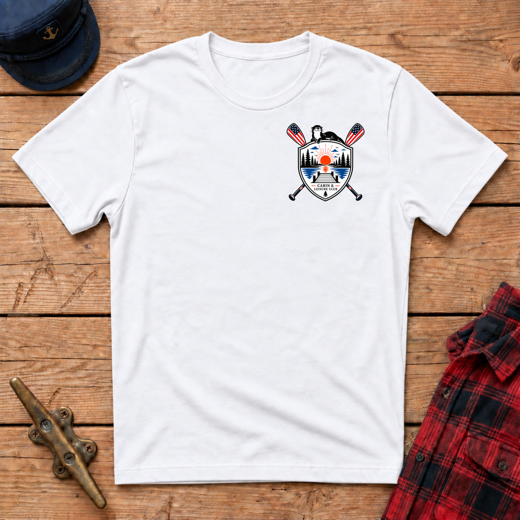 Cabin & Leisure Club Badge Tee