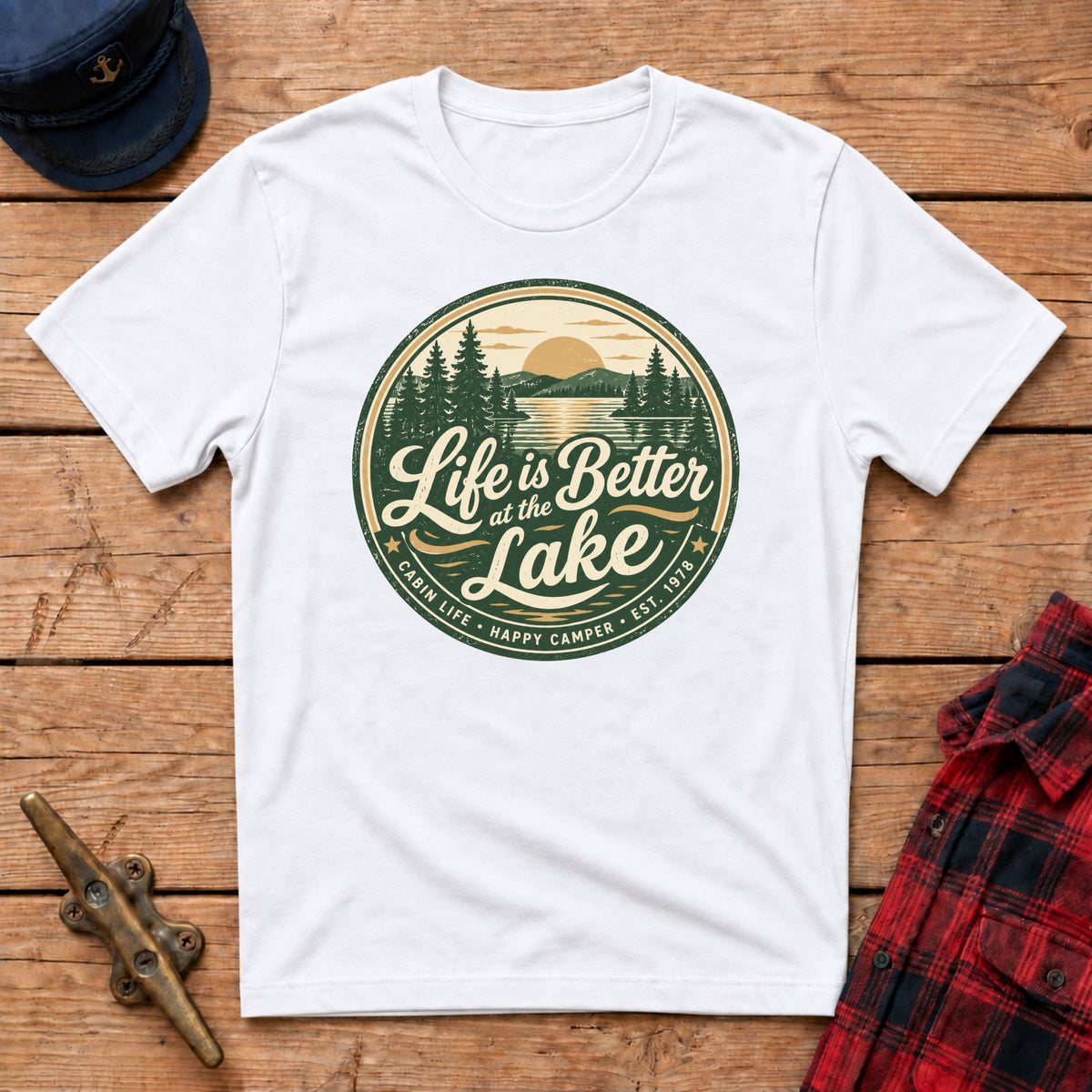 Life Is Better at the Lake Est 1978 Graphic Tee