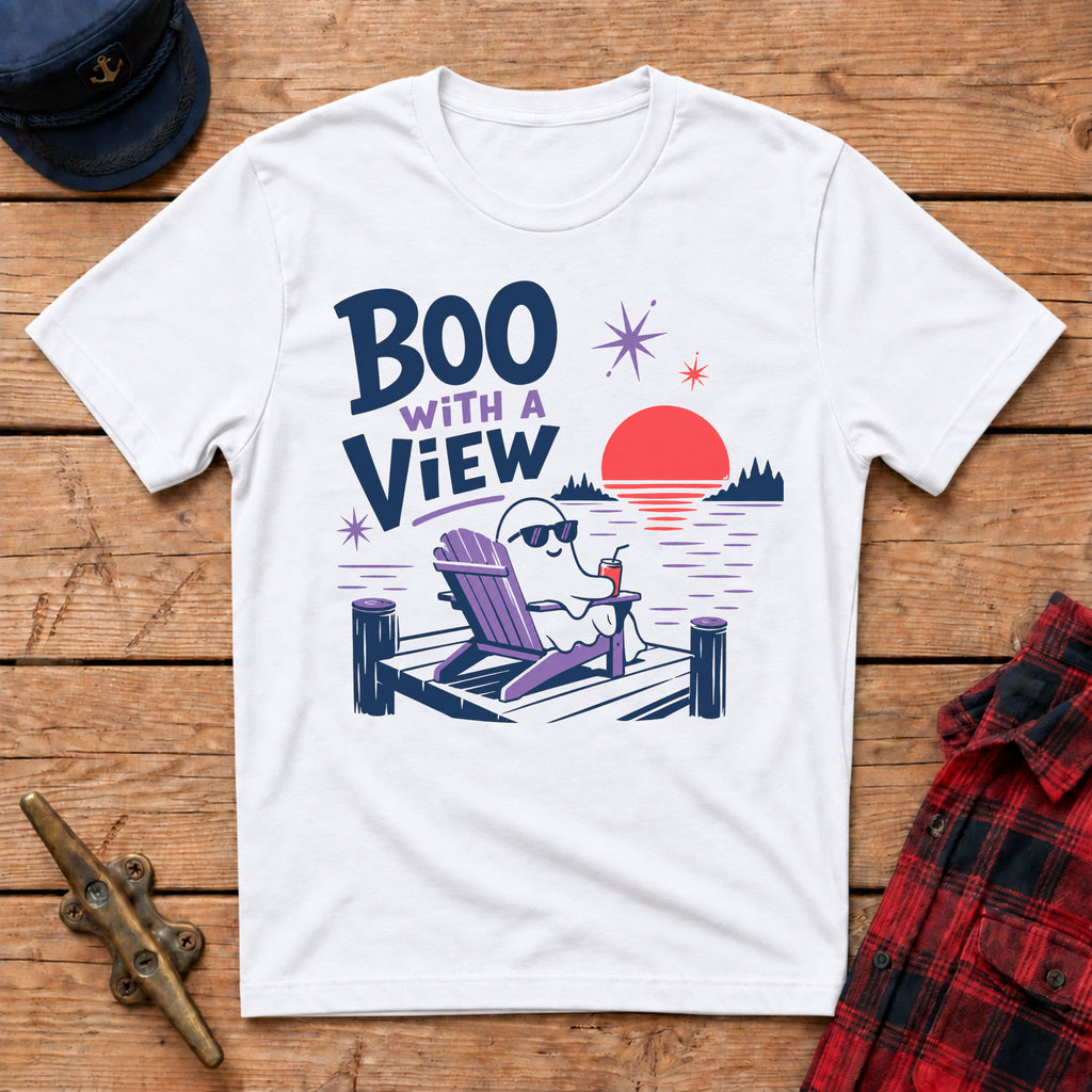 Boo With A View Graphic Tee