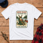 Deer Diary I Did Nothing Today Graphic Tee