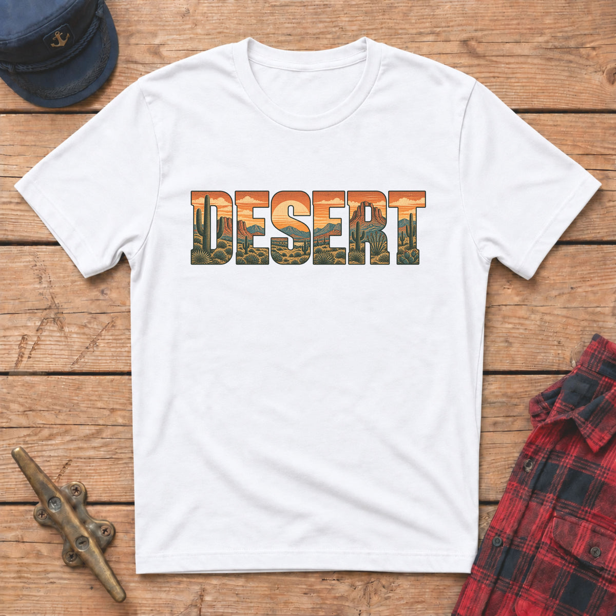 Desert Cutout Graphic Tee