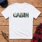 Vintage Cabin Landscape Graphic Tee