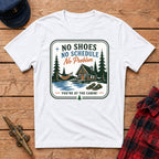 No Shoes No Schedule No Problem Graphic Tee