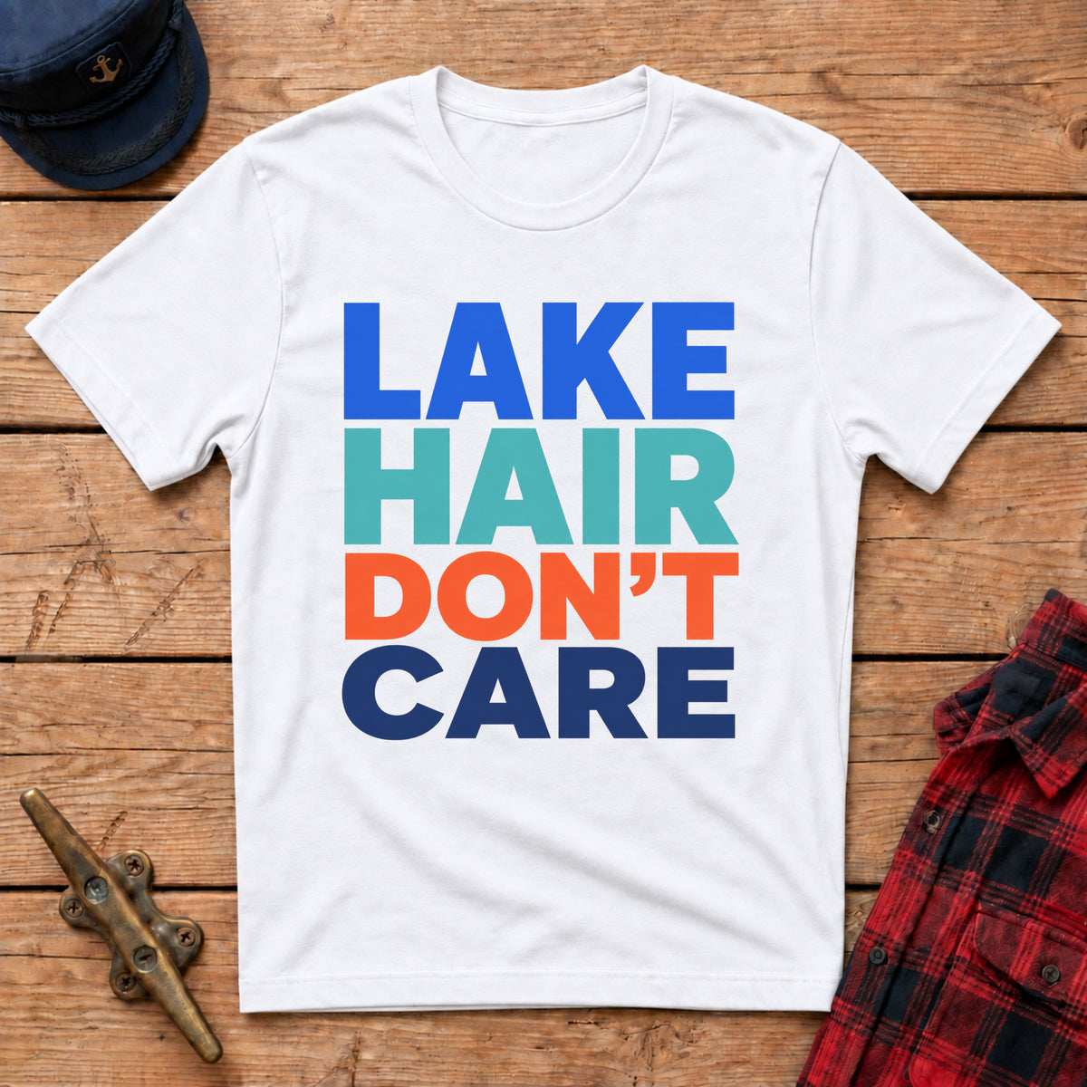 Lake Hair Don't Care Graphic Tee