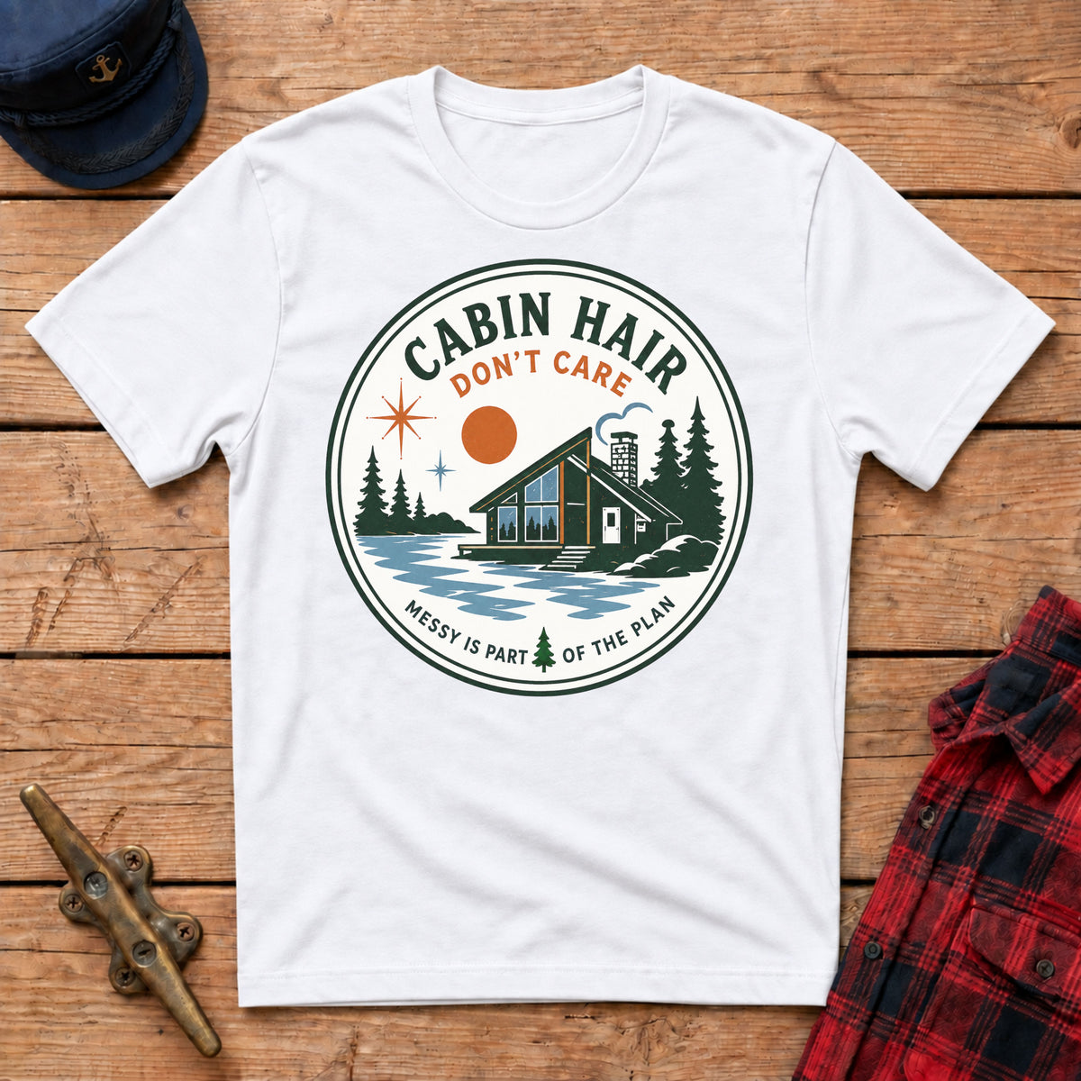 Cabin Hair Don't Care Graphic Tee