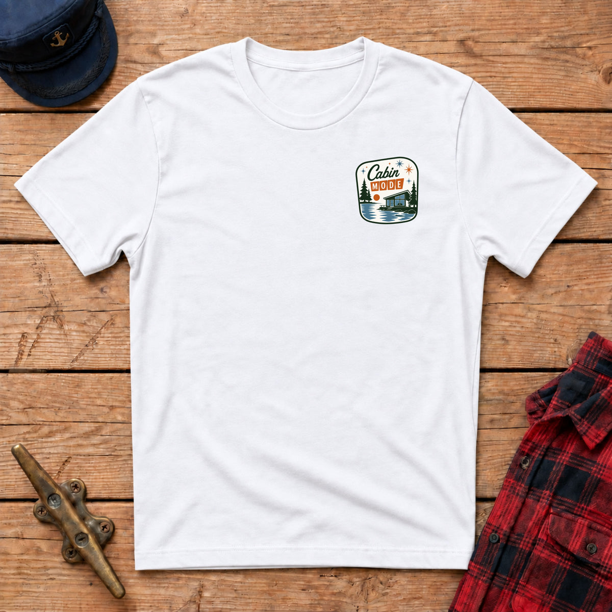 Cabin Mode Graphic Badge Tee