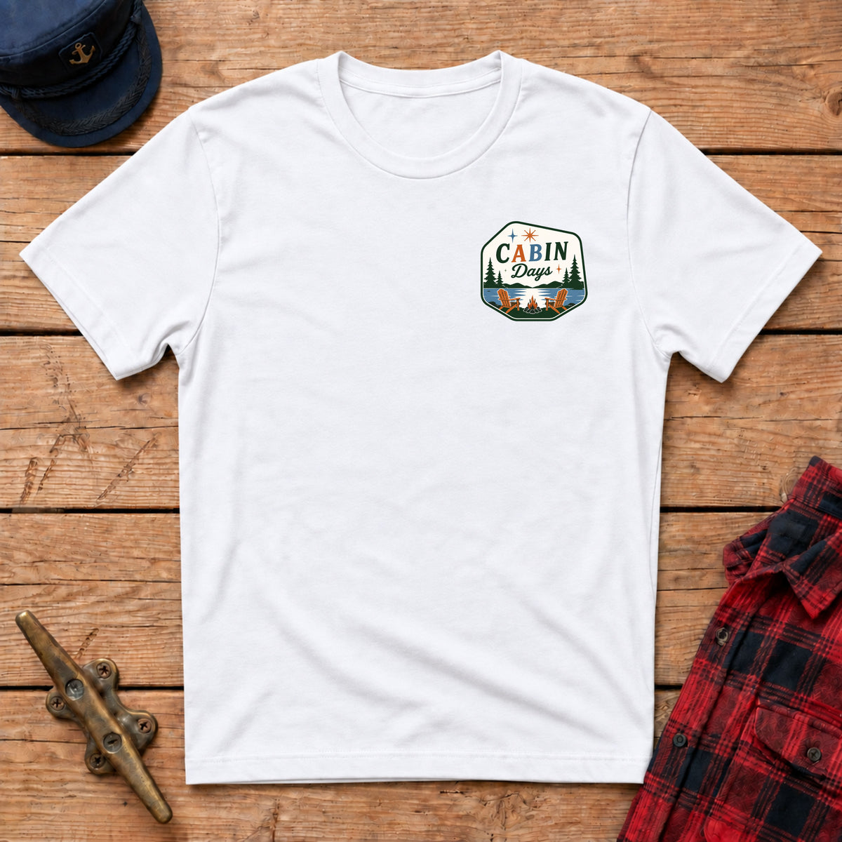 Cabin Days T‑Shirt Graphic Badge Tee