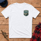 Adventure Calling The Lake Is Waiting Graphic Badge Tee